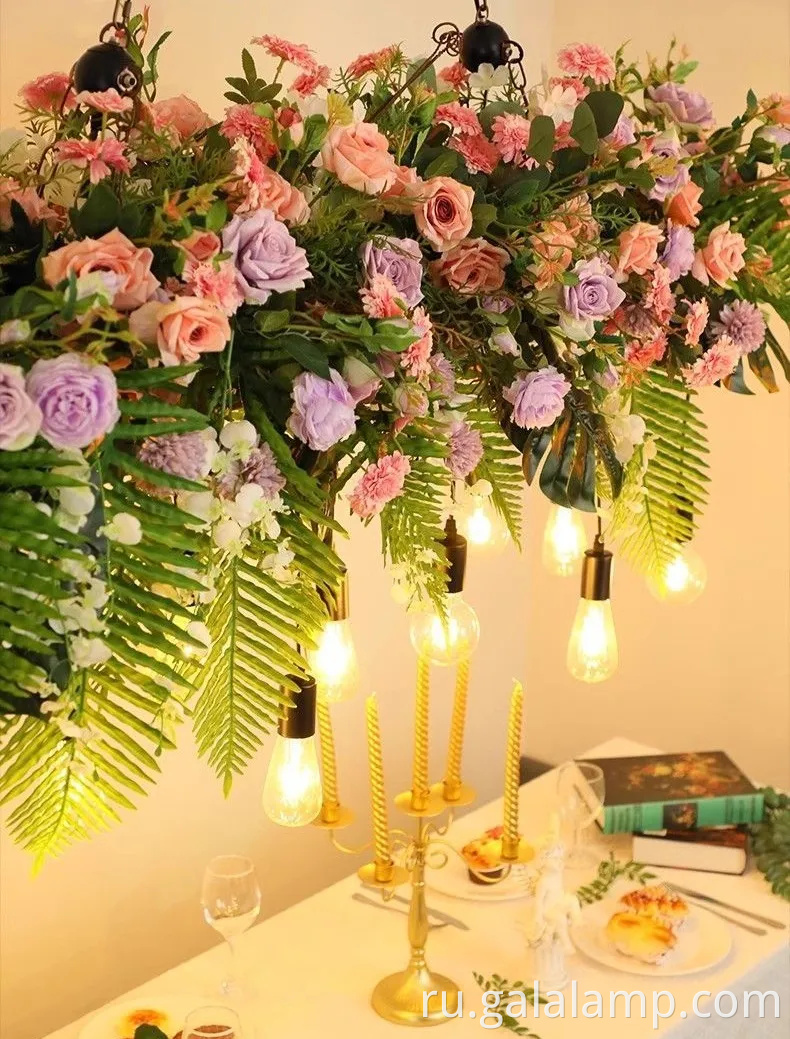 Элегантный большой светодиодная люстра для ресторана и садового декора